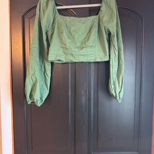 American Eagle Two Piece Green Outfit